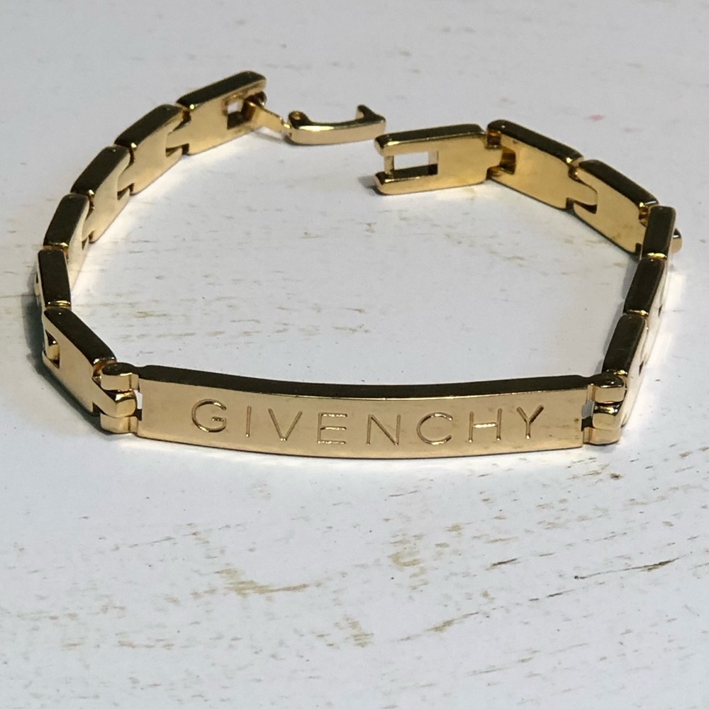 GIVENCHY Vintage Gold Link Bracelet EUC